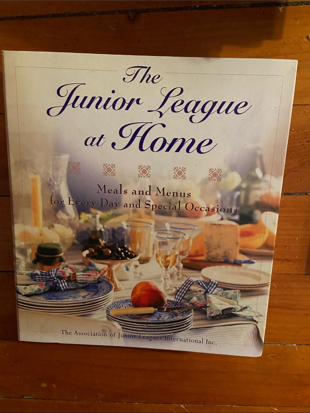 Junior League at Home Cookbook meals meal menu and holiday main cooking dessert